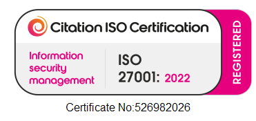 Citation ISO Certification: ISO 27001 registered